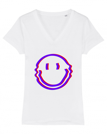 Trippy Smiley White