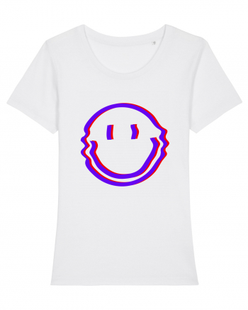 Trippy Smiley White