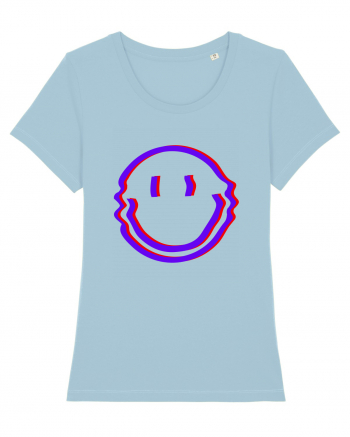 Trippy Smiley Sky Blue