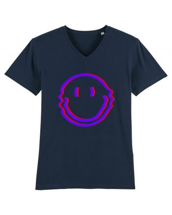 Trippy Smiley French Navy