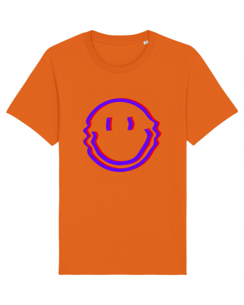 Trippy Smiley Bright Orange