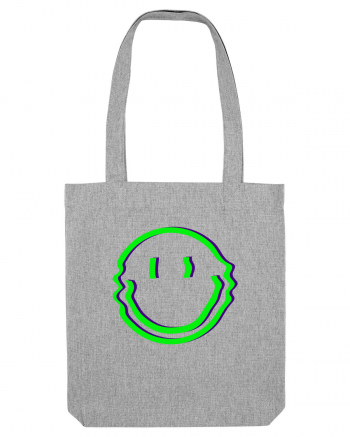 Trippy Smiley Heather Grey