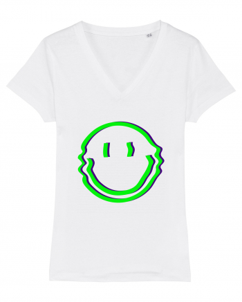 Trippy Smiley White