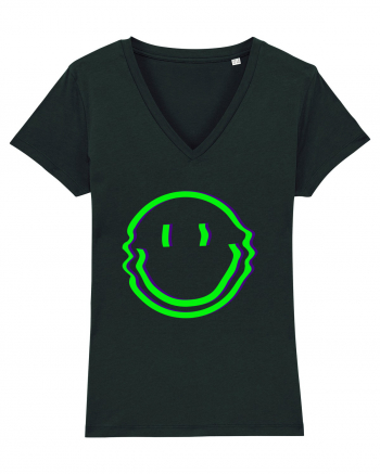 Trippy Smiley Black