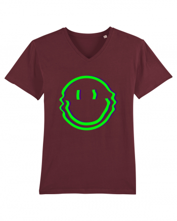 Trippy Smiley Burgundy