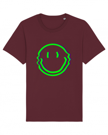 Trippy Smiley Burgundy