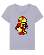 Space Man Tricou mânecă scurtă guler larg fitted Damă Expresser