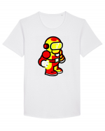 Space Man Tricou mânecă scurtă guler larg Bărbat Skater