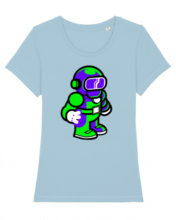Space Man Sky Blue