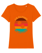 I'd Rather Be Lifting Tricou mânecă scurtă guler larg fitted Damă Expresser