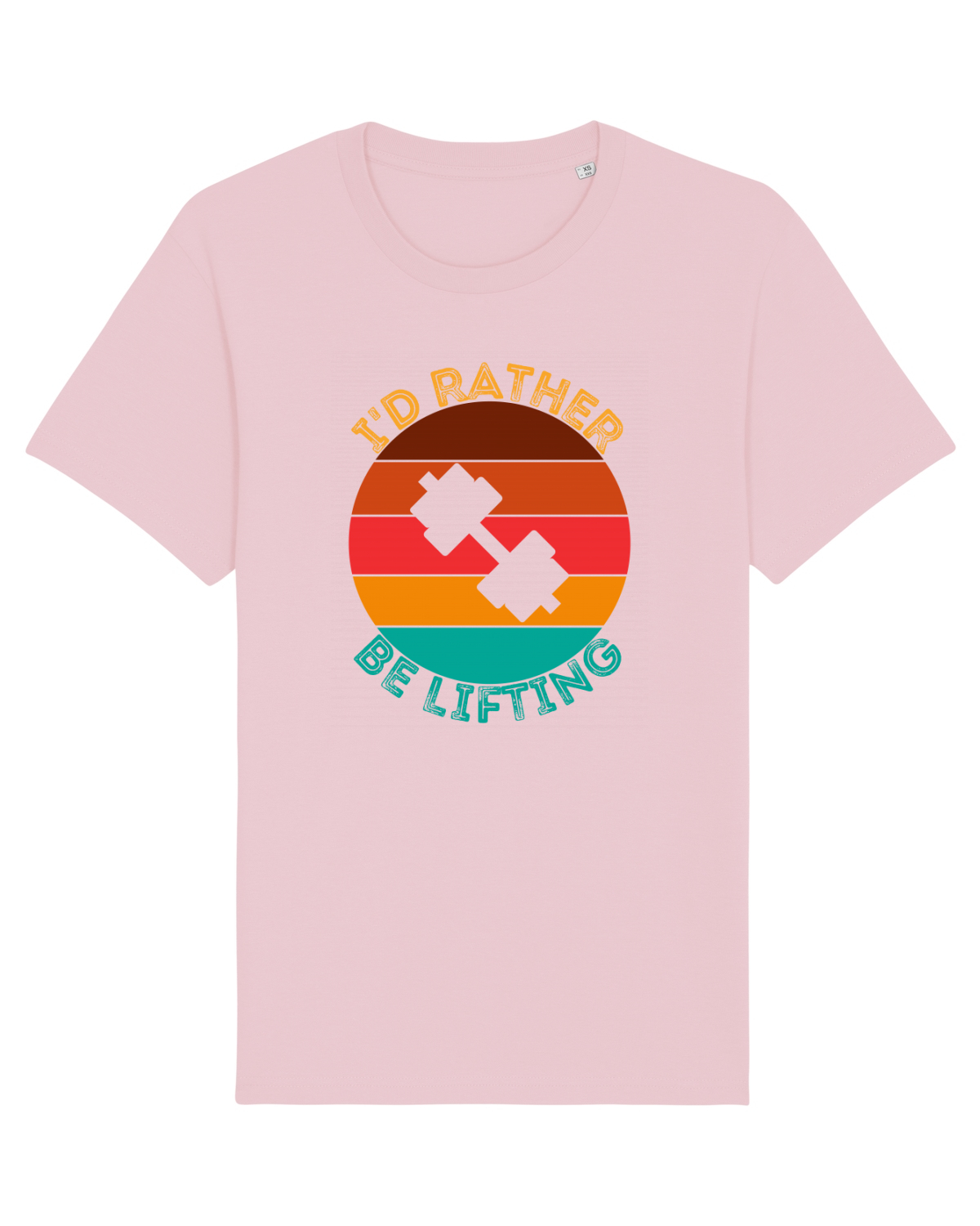 Tricou mânecă scurtă Unisex Rocker Cotton Pink