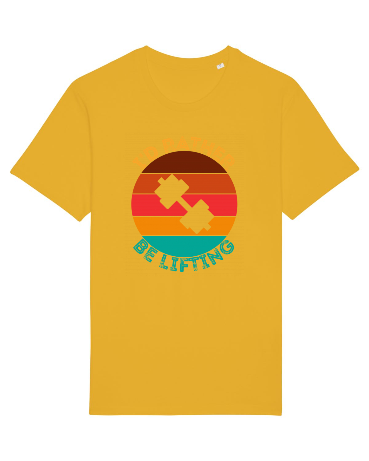Tricou mânecă scurtă Unisex Rocker Spectra Yellow