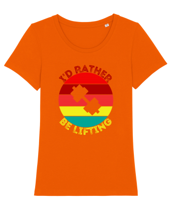 I'd Rather Be Lifting Bright Orange