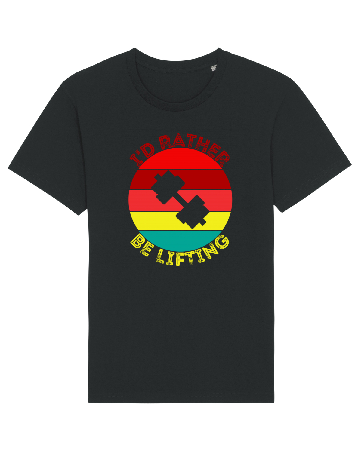 Tricou mânecă scurtă Unisex Rocker Black