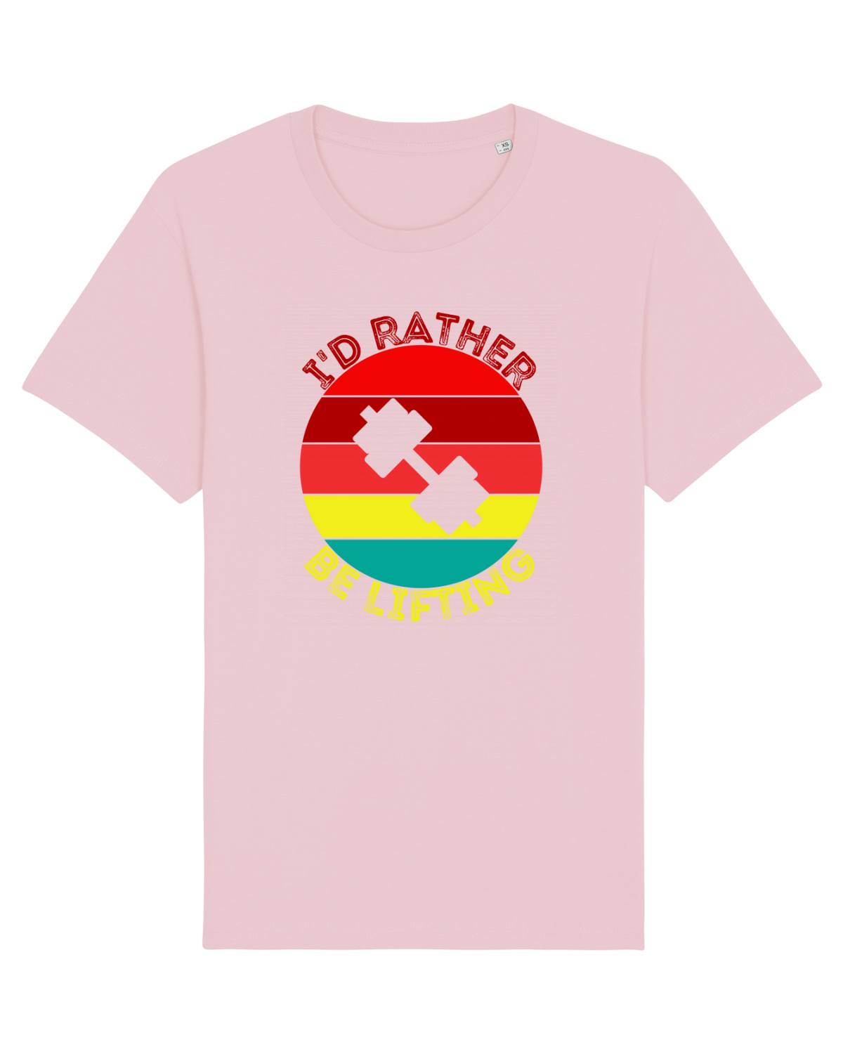 Tricou mânecă scurtă Unisex Rocker Cotton Pink