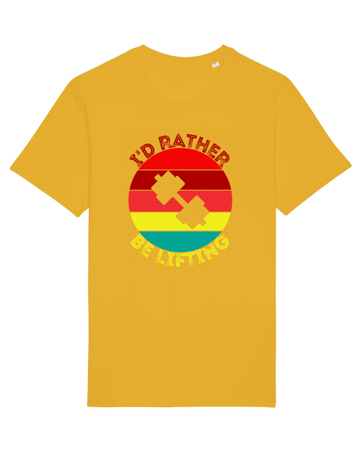 Tricou mânecă scurtă Unisex Rocker Spectra Yellow