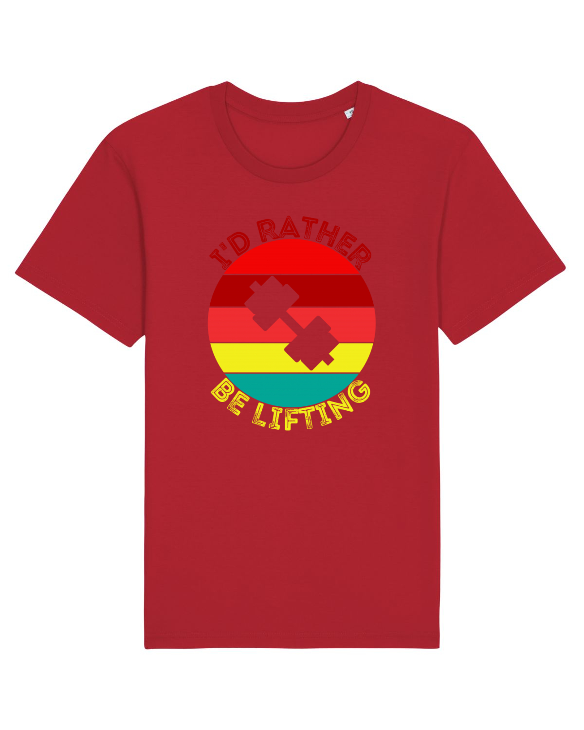 Tricou mânecă scurtă Unisex Rocker Red