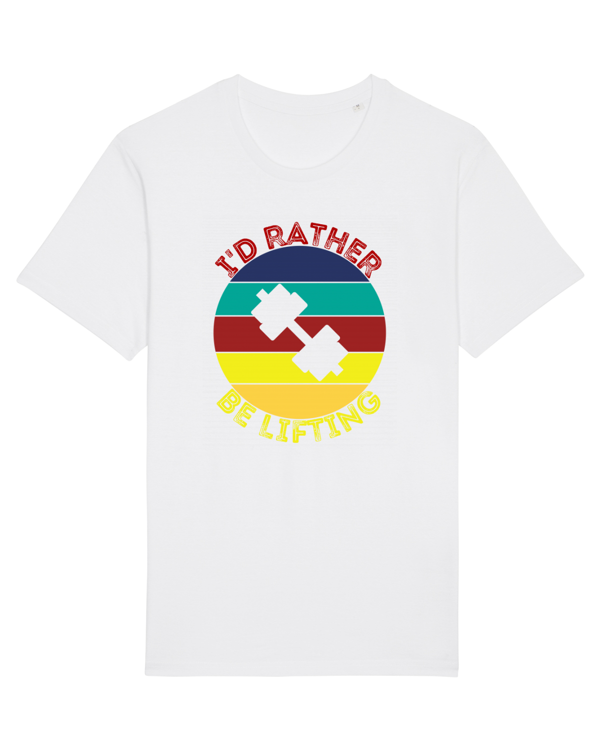 Tricou mânecă scurtă Unisex Rocker White
