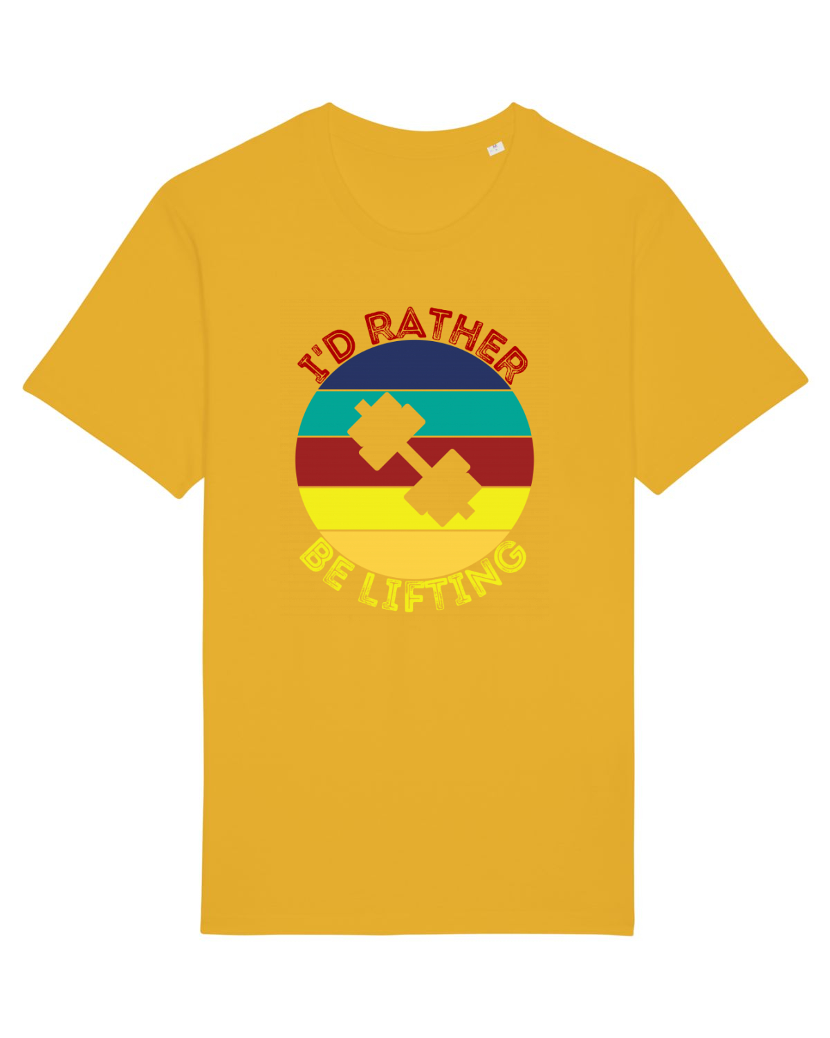 Tricou mânecă scurtă Unisex Rocker Spectra Yellow