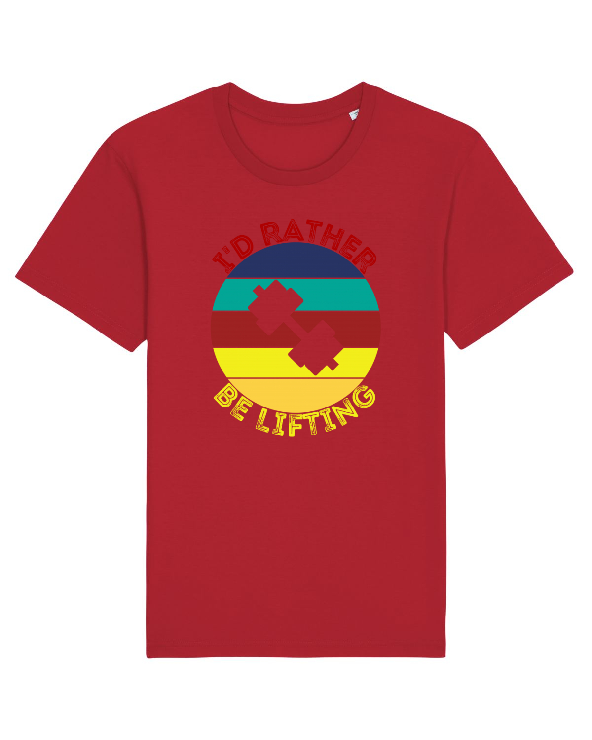 Tricou mânecă scurtă Unisex Rocker Red