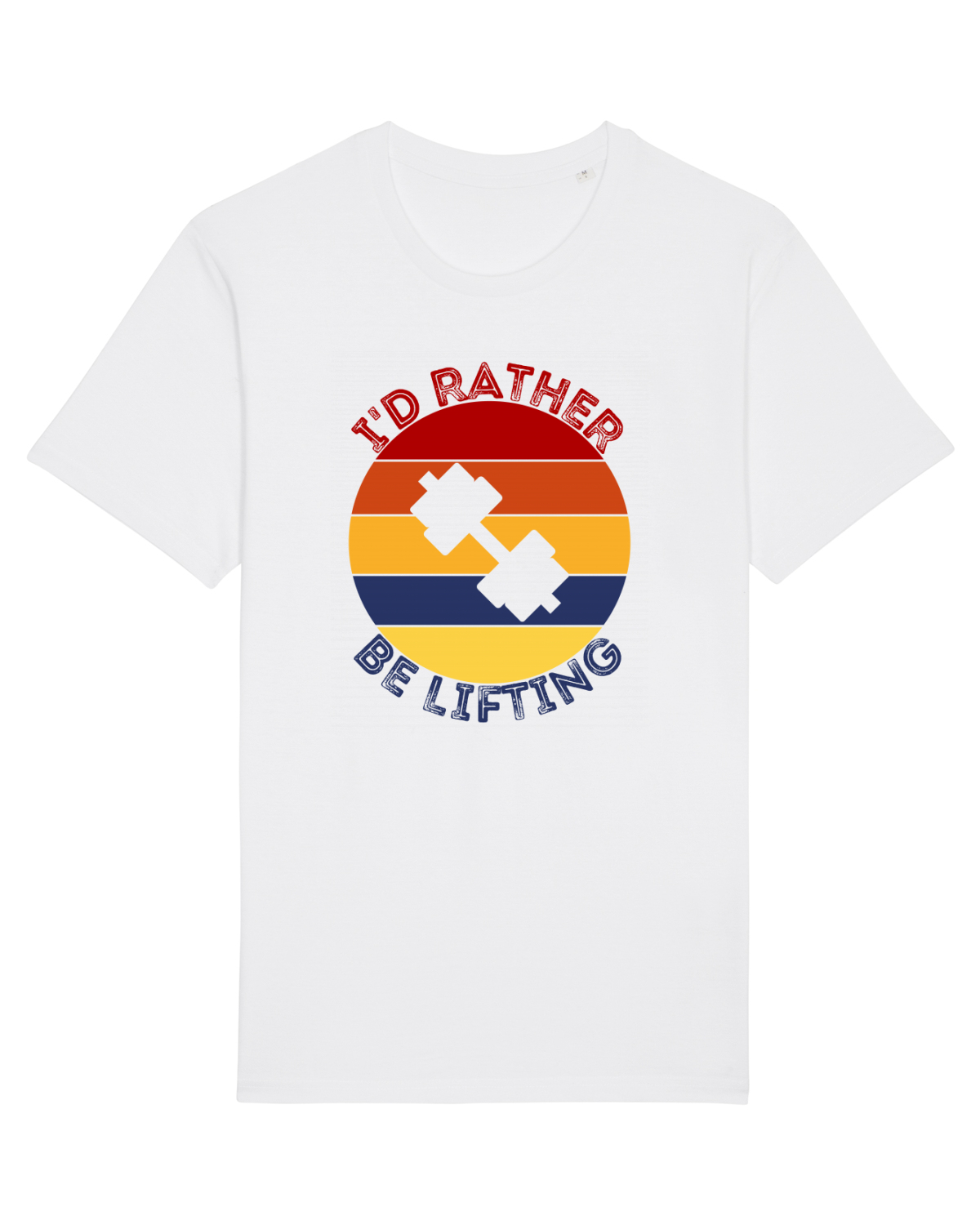 Tricou mânecă scurtă Unisex Rocker White