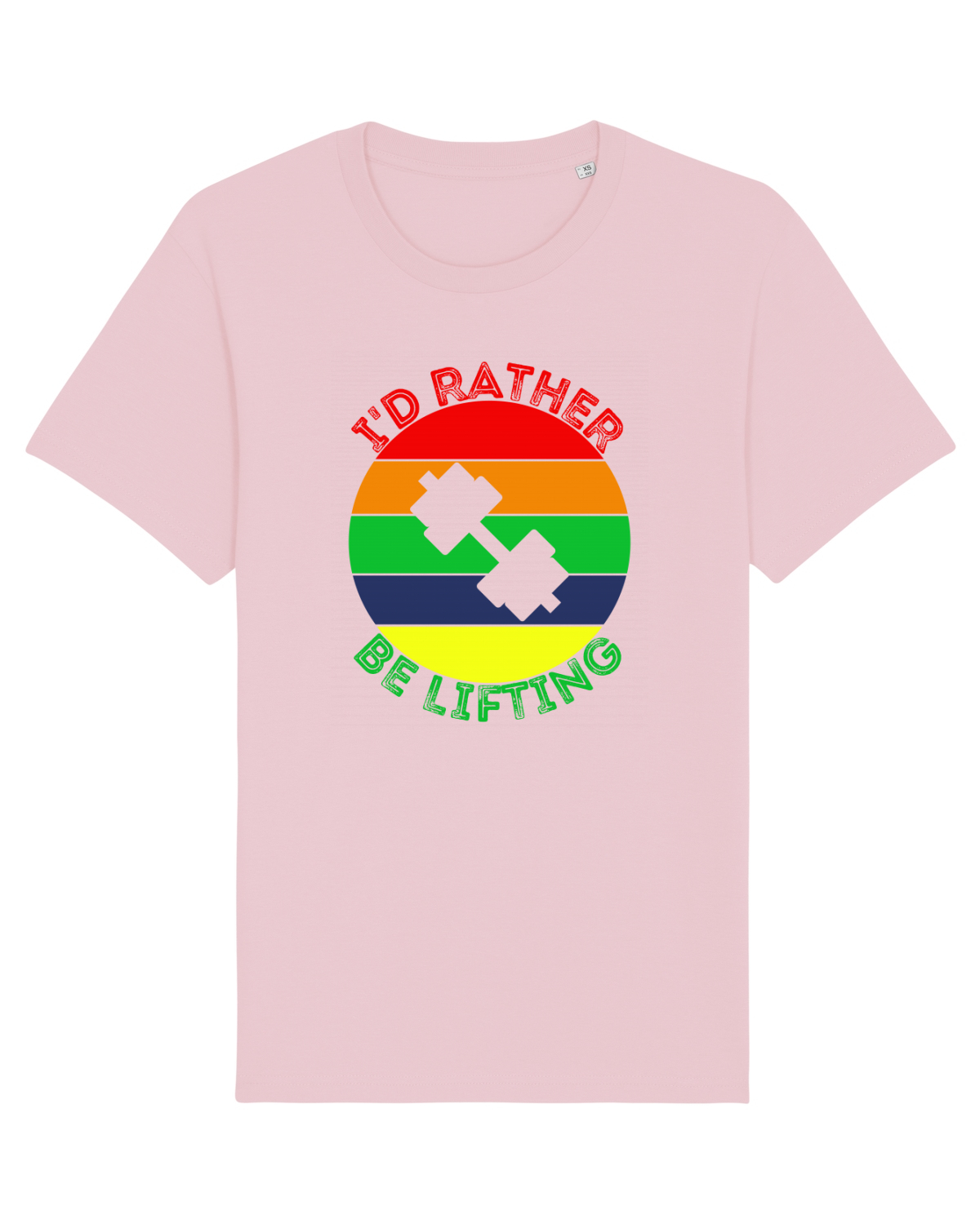 Tricou mânecă scurtă Unisex Rocker Cotton Pink