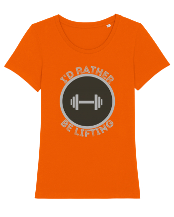 I'd Rather Be Lifting Bright Orange