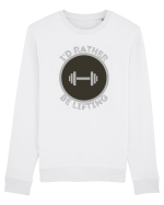I'd Rather Be Lifting Bluză mânecă lungă Unisex Rise