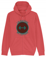 I'd Rather Be Lifting Hanorac cu fermoar Unisex Connector