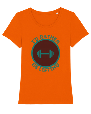 I'd Rather Be Lifting Bright Orange