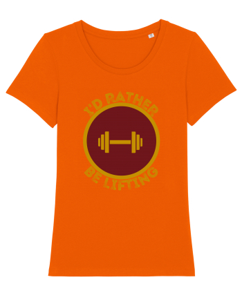 I'd Rather Be Lifting Bright Orange