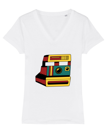Aparat Foto Retro Vintage White
