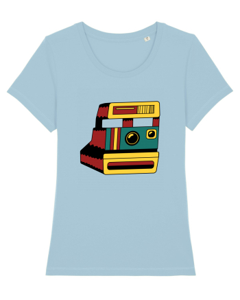 Aparat Foto Retro Vintage Sky Blue