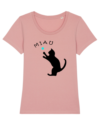 Cat silhouette  Canyon Pink
