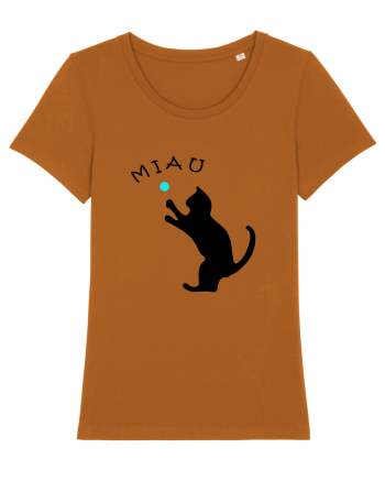 Cat silhouette  Roasted Orange