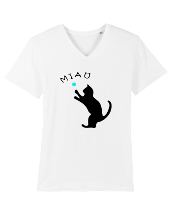 Cat silhouette  White