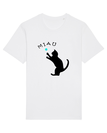 Cat silhouette  White