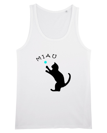 Cat silhouette  White