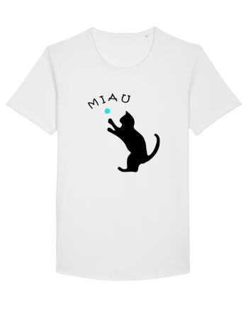 Cat silhouette  White