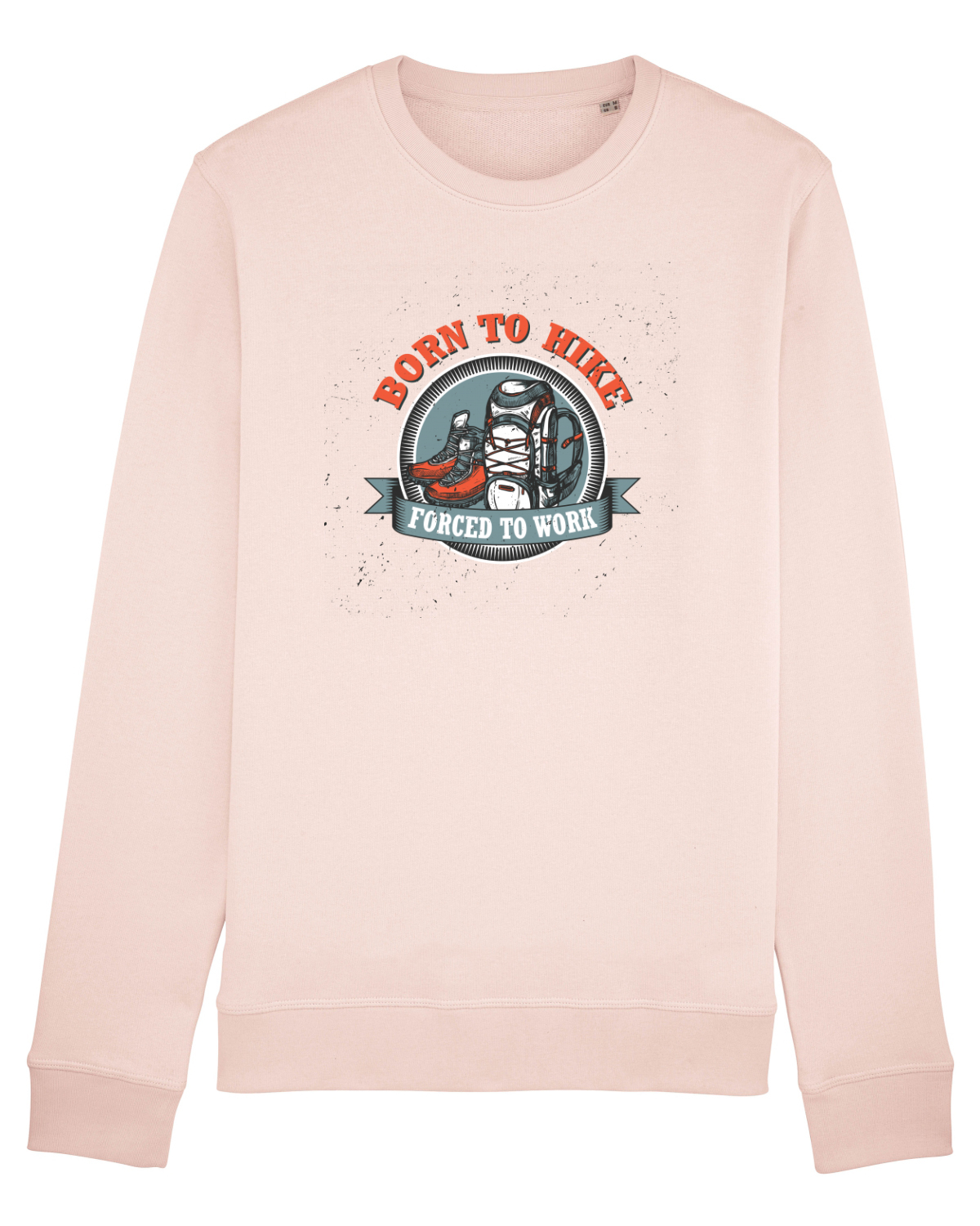 Bluză mânecă lungă Unisex Rise Candy Pink