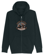 Born To Ride Forced To Work Hanorac cu fermoar Unisex Connector