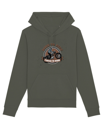 Born To Ride Forced To Work Khaki