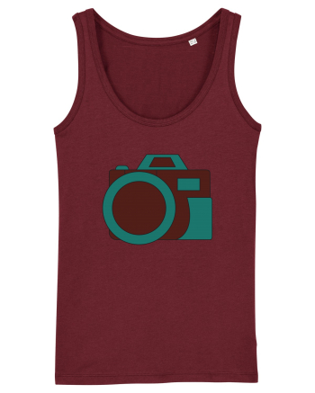 Aparat Foto Retro Vintage Burgundy
