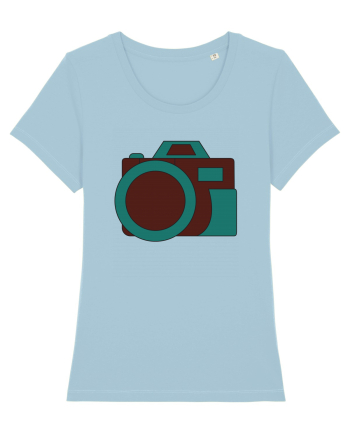 Aparat Foto Retro Vintage Sky Blue