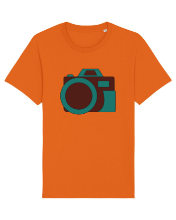 Aparat Foto Retro Vintage Bright Orange