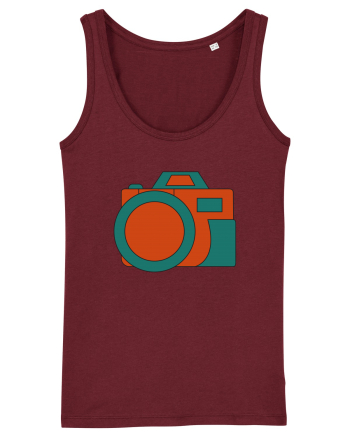 Aparat Foto Retro Vintage Burgundy