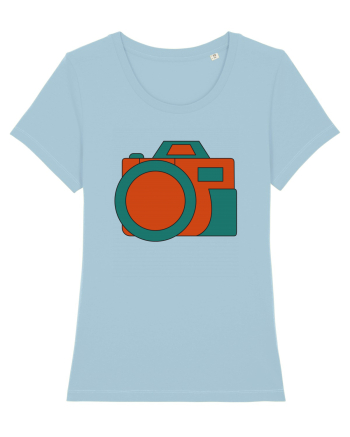 Aparat Foto Retro Vintage Sky Blue