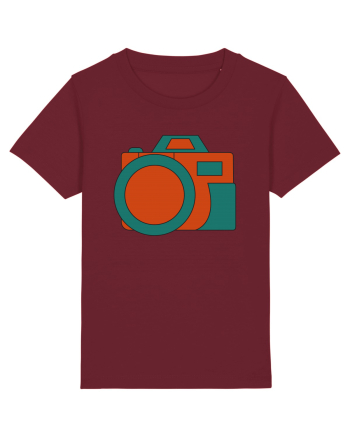 Aparat Foto Retro Vintage Burgundy
