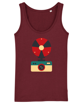 Aparat Foto Retro Vintage Burgundy