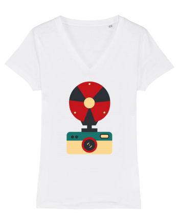 Aparat Foto Retro Vintage White